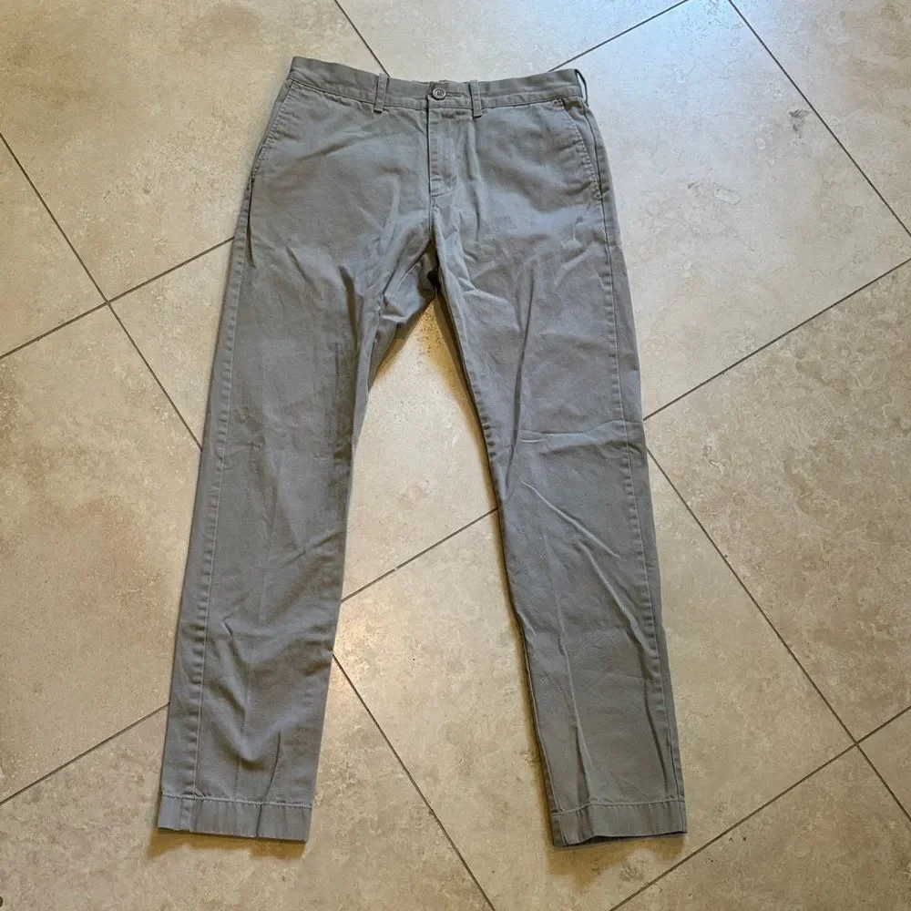 J. Crew Men's Khaki Slim Chinos